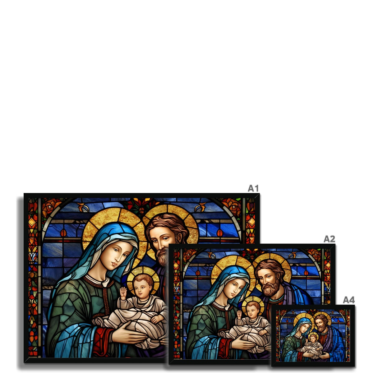 The Holy Family Framed Print