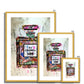 Chanel No 5 Graffiti Antique Framed & Mounted Print