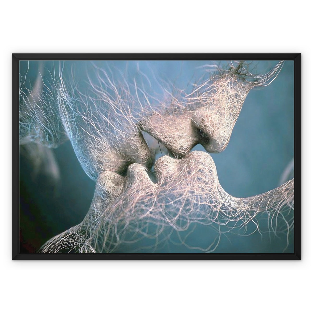 Intimate Whispers Float Framed Canvas