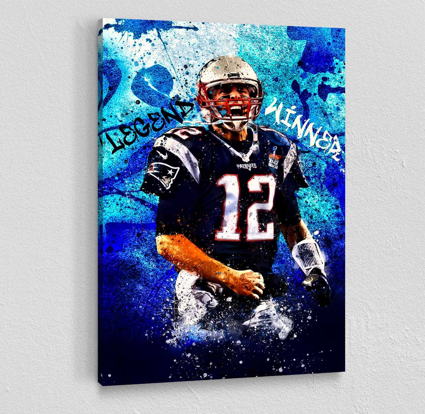 Tom Brady- Patriots blue