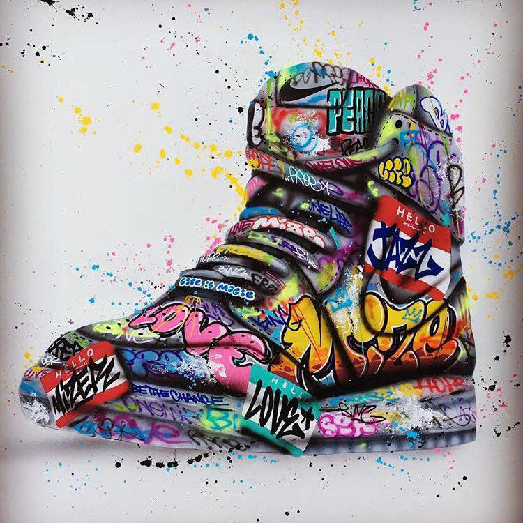 High Top Graffiti Art