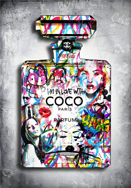 Coco Chanel Graffiti – Kanvasartkingdom