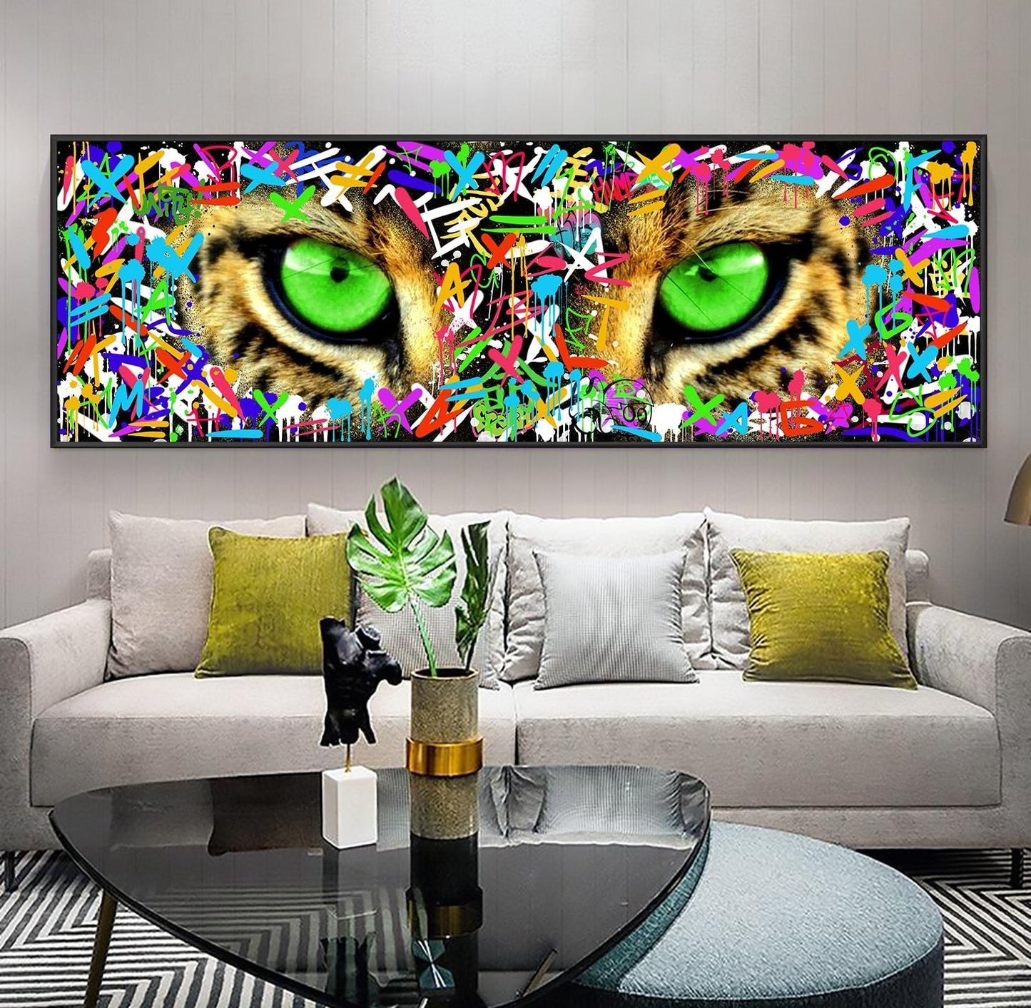 Leopard Eyes Street Art