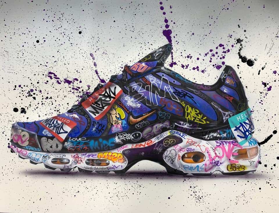 Nike Airmax Plus Graffiti Canvas