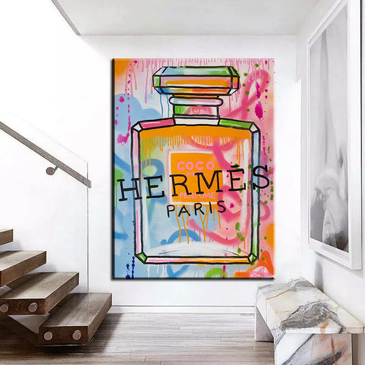 Hermes Paris graffiti