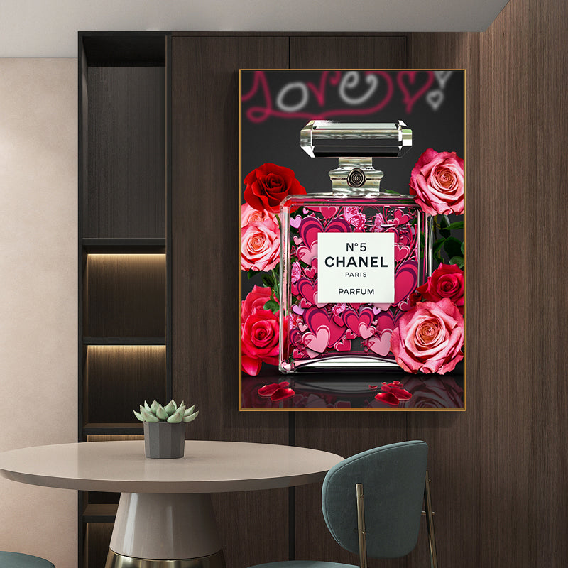 No 5 Chanel Roses – Kanvasartkingdom