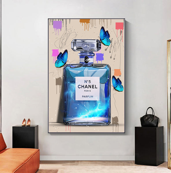 Chanel butterflys – Kanvasartkingdom