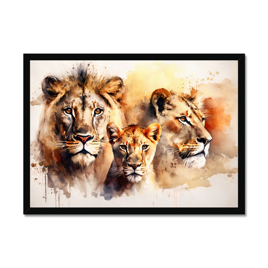 Watercolor Majesty Framed Print