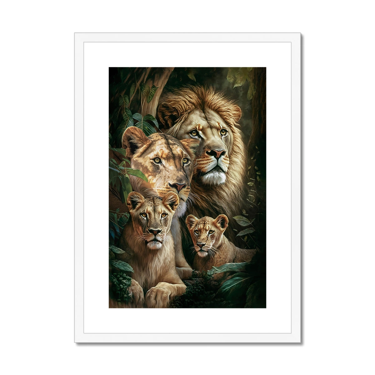 Royal Lineage Framed Print