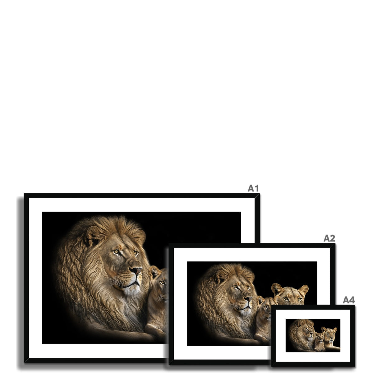 The Noble Trio Framed & Mounted Print