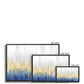 Golden Reflections Float Framed Canvas