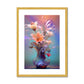 Flower Vase Antique Framed & Mounted Print