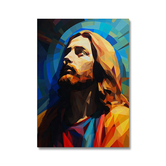 Christ in Prism  Framed Canvas