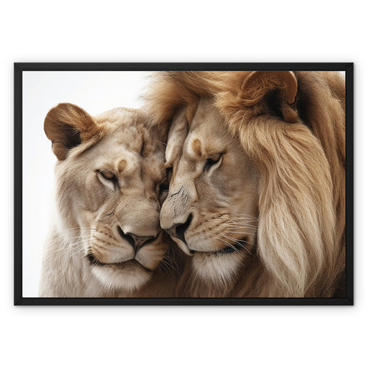 Royal Affection Float Framed Canvas