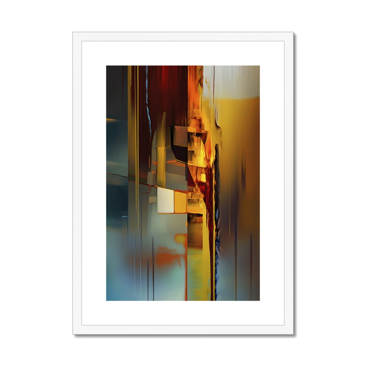 Urban Resonance Framed & Mounted Print