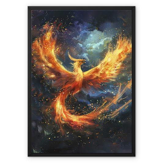 Rise of the Phoenix Float Framed Canvas