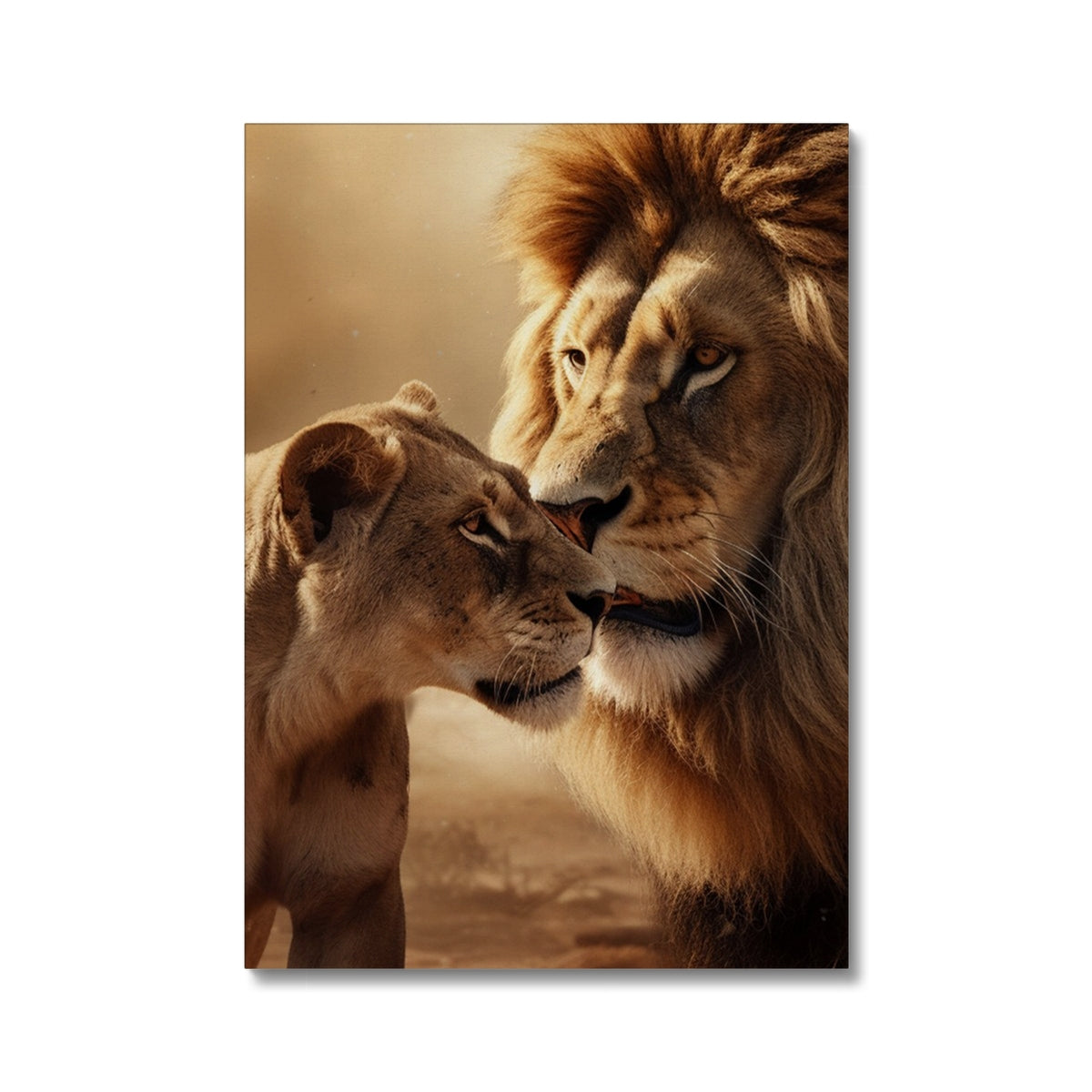 Regal Love Framed Canvas