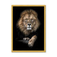 King of Beasts Antique Framed Print