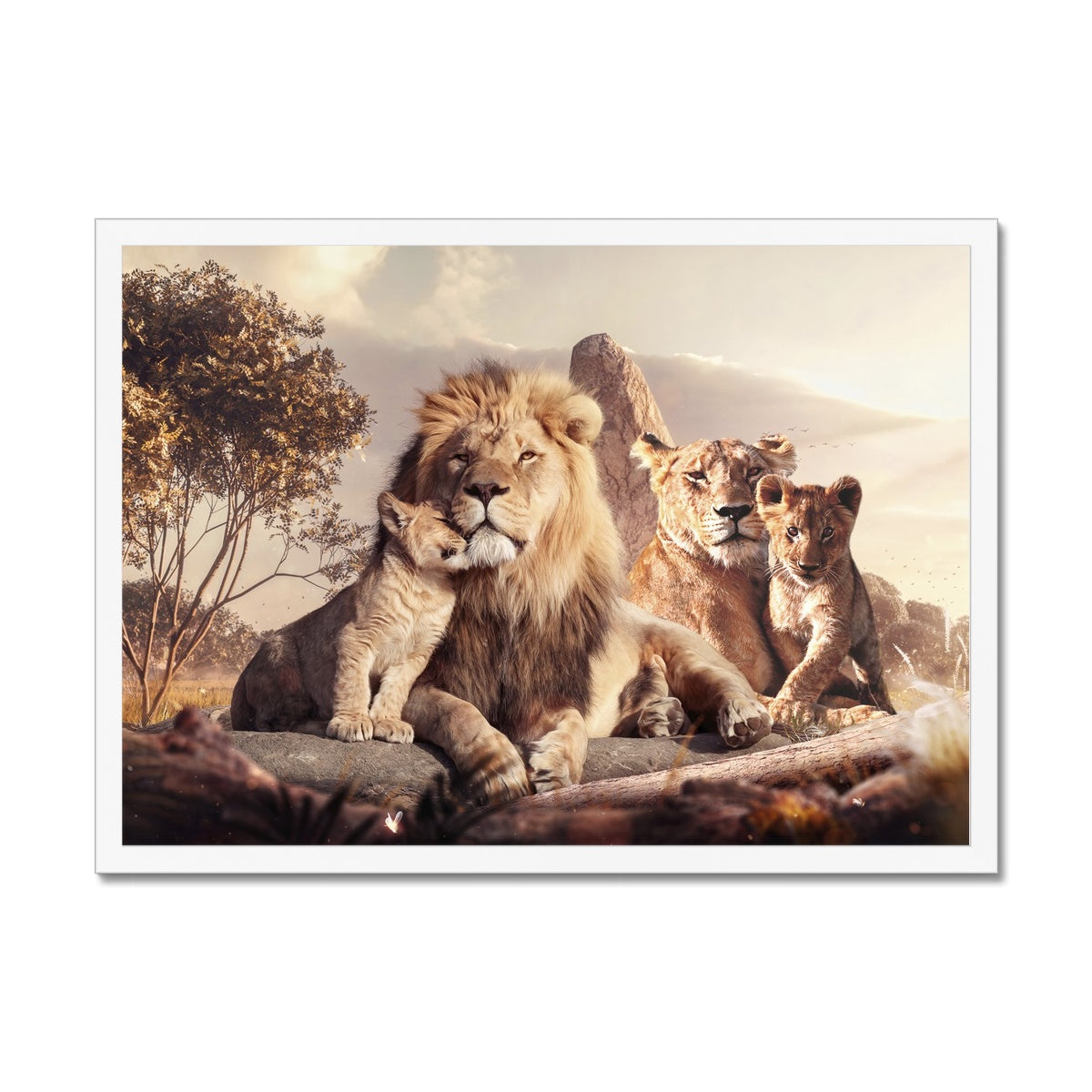 Kings of the Wild Framed Print