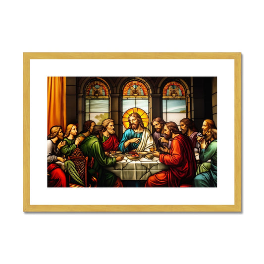 The Last Supper Antique Framed & Mounted Print