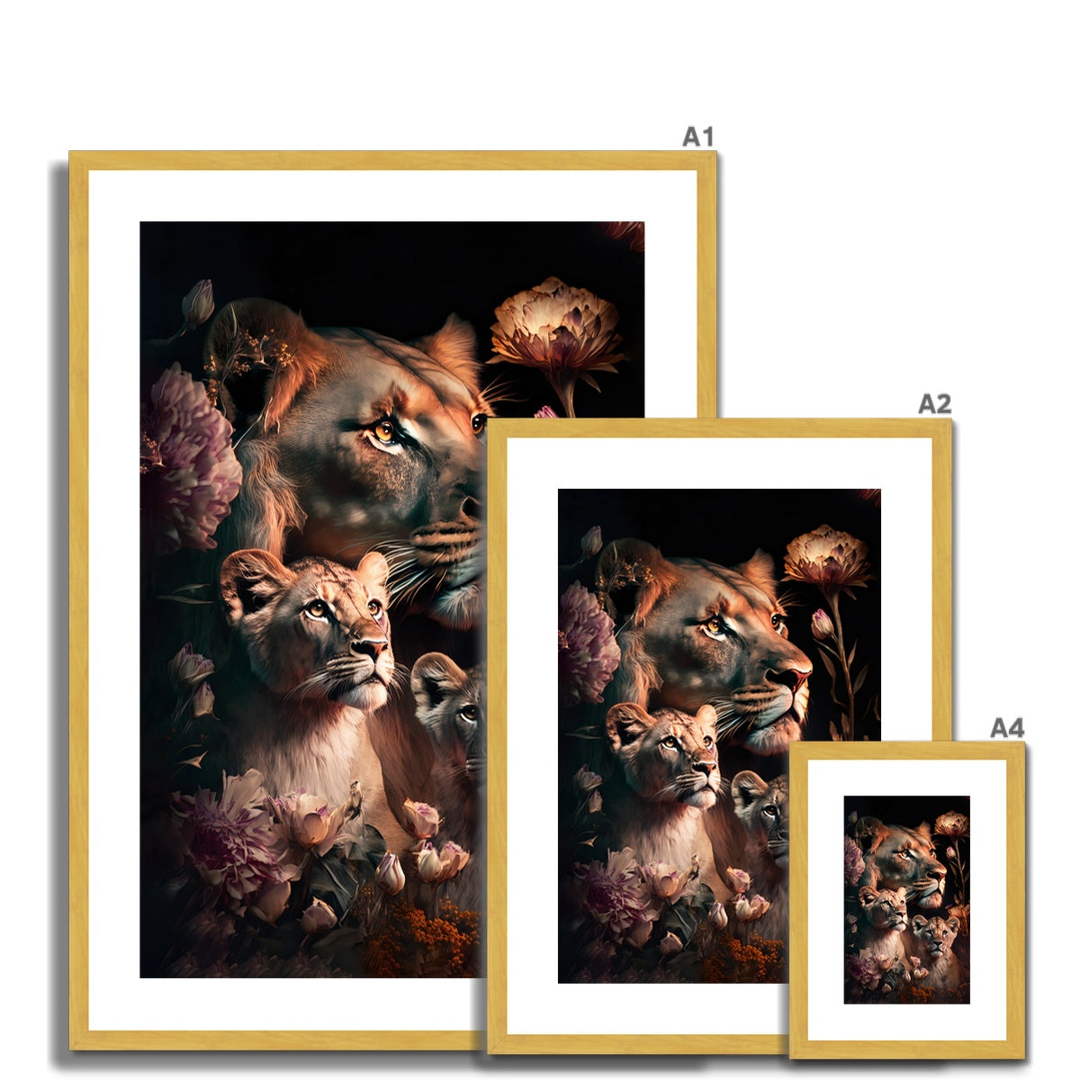Royal Pride Antique Framed & Mounted Print