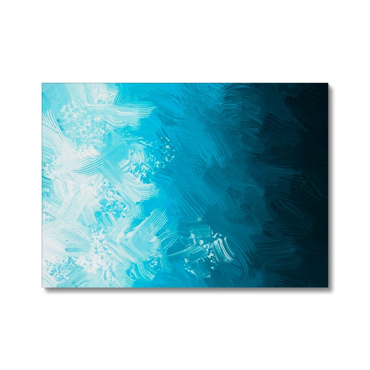 Blue Abyss  Framed Canvas