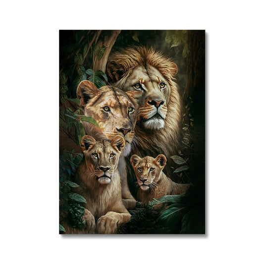 Royal Lineage Framed Canvas