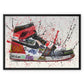 Jordan 1 OG Graffiti Float Framed Canvas