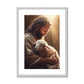 Eternal Shepherd Antique Framed & Mounted Print