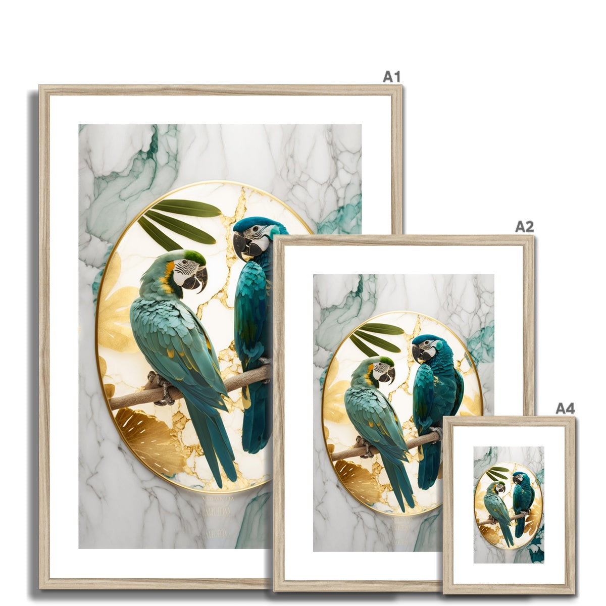 Exotic Pair Framed Print