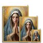 Mary's Devotion Antique Framed Print