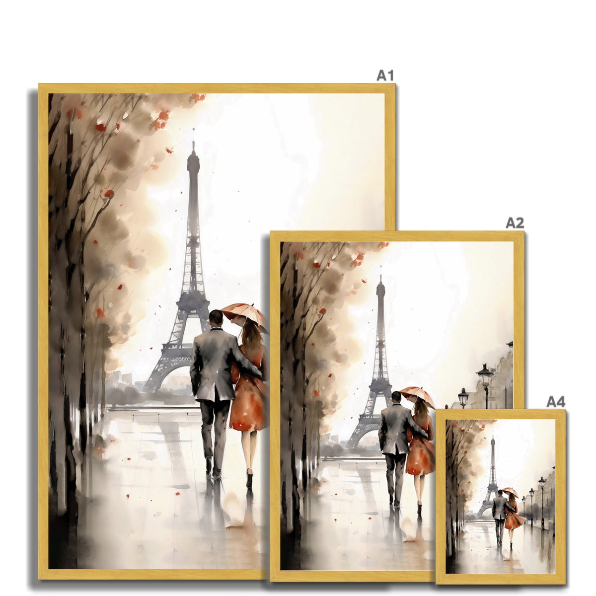 Paris Antique Framed Print