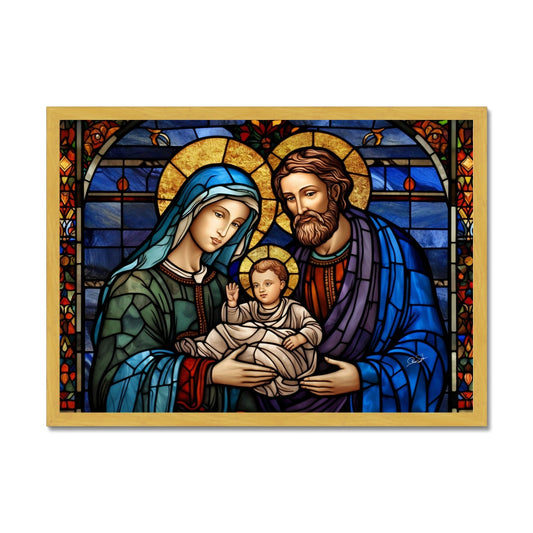 The Holy Family Antique Framed Print