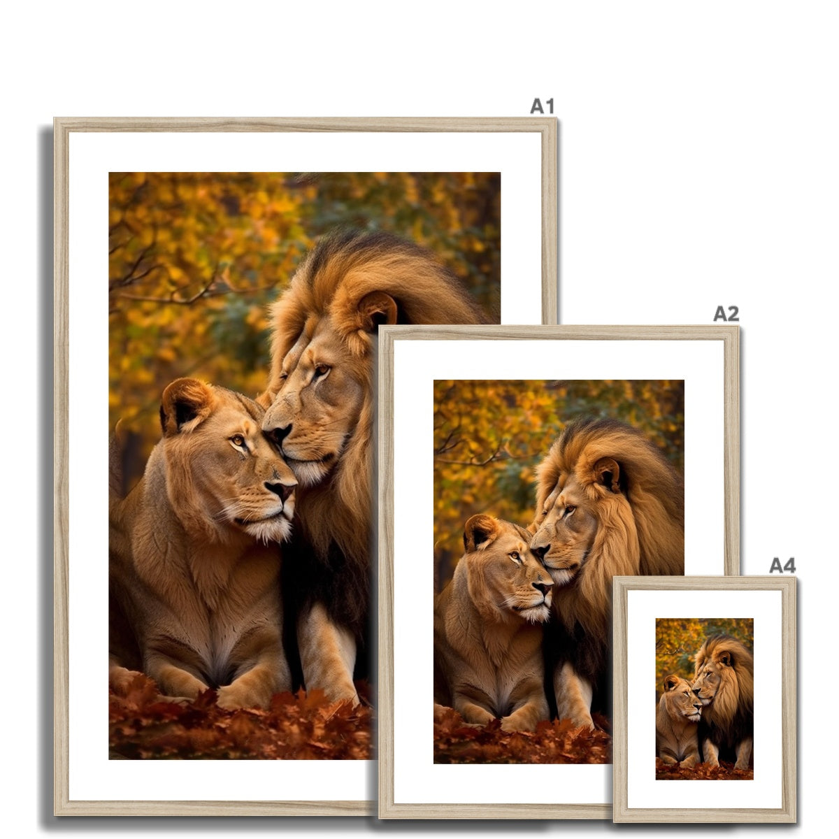 Majestic Companions Framed Print