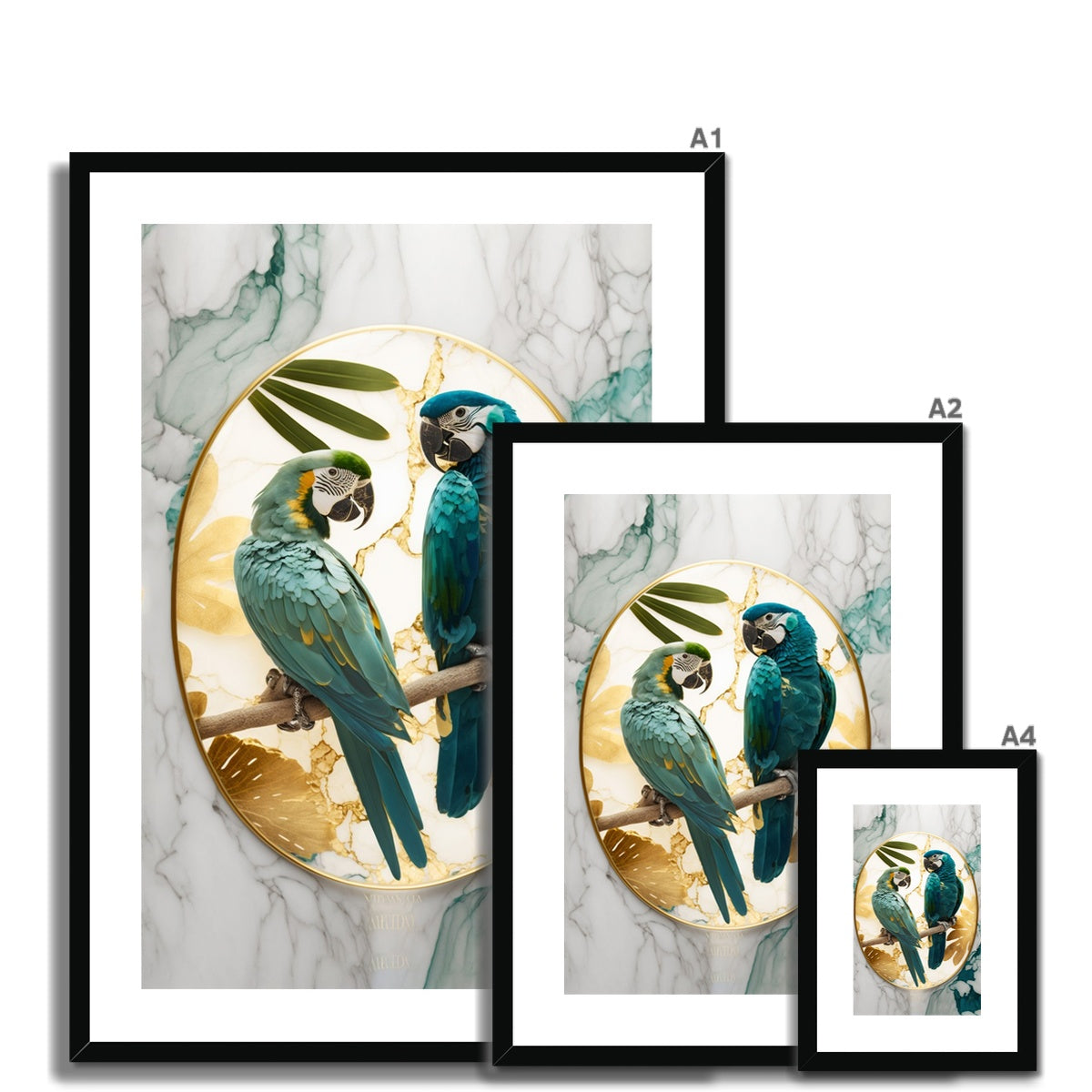 Exotic Pair Framed Print