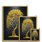 Golden Elegance -Antique Framed Print