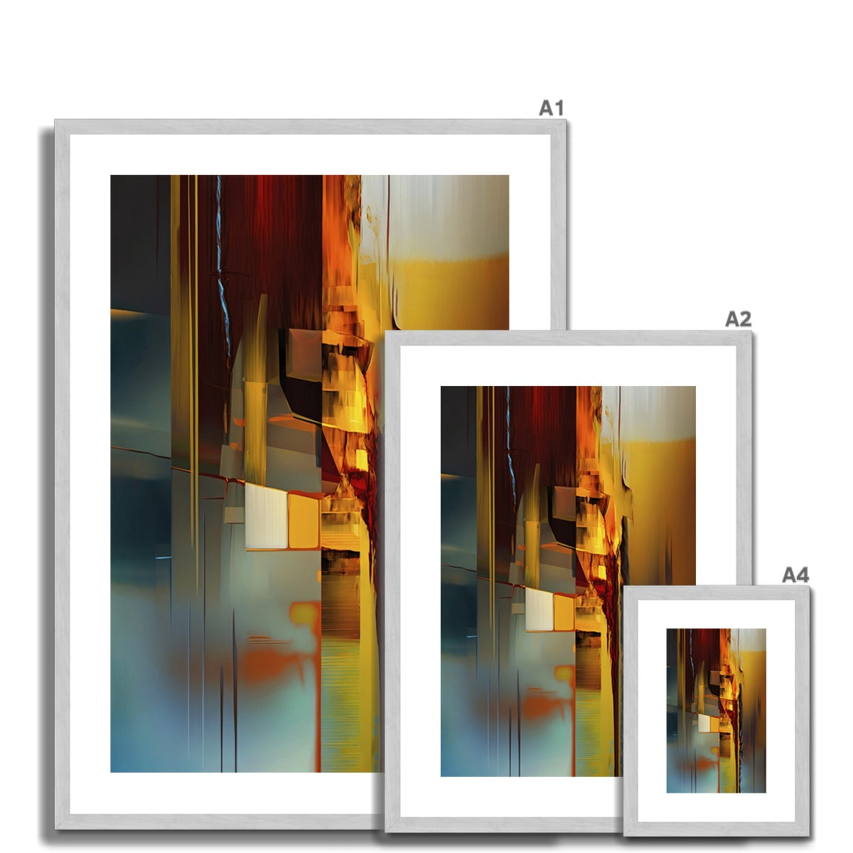 Urban Resonance Antique Framed & Mounted Print