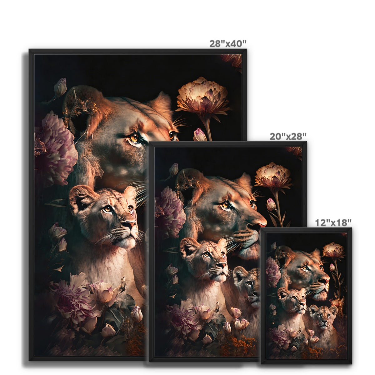 Royal Pride Float Framed Canvas