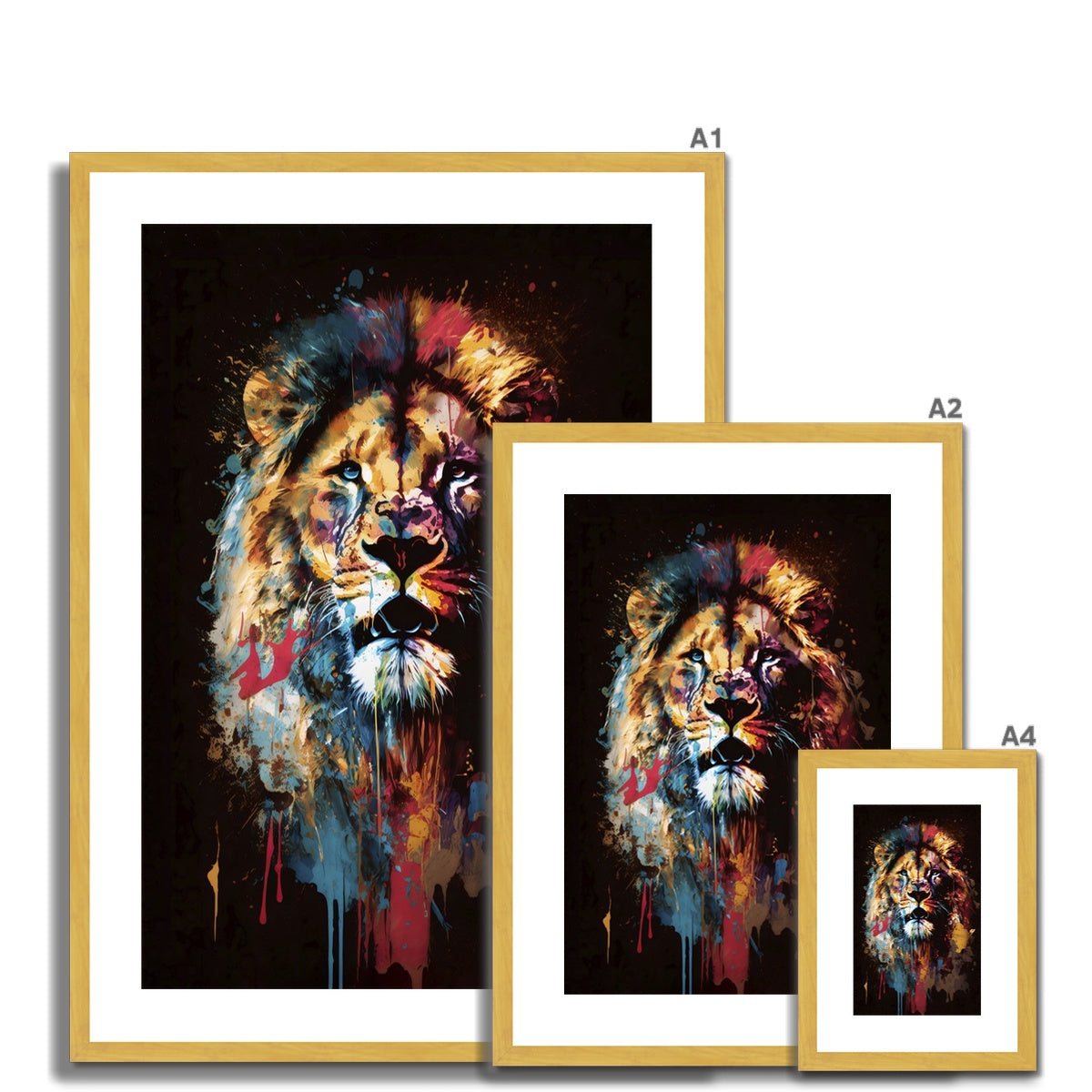 The Artful Roar Antique Framed Print