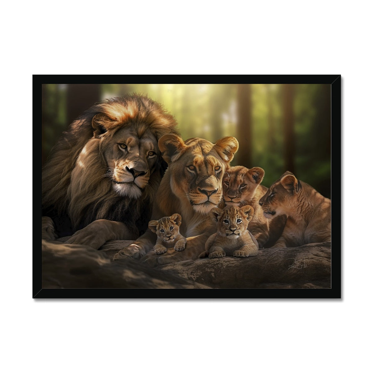 Kings and Cubs Framed Print