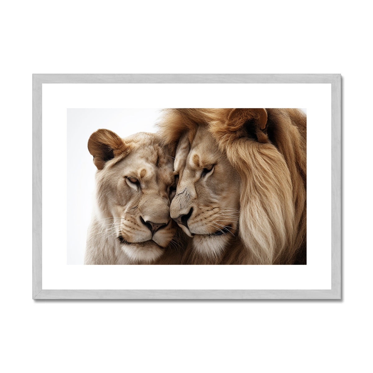 Royal Affection Antique Framed & Mounted Print