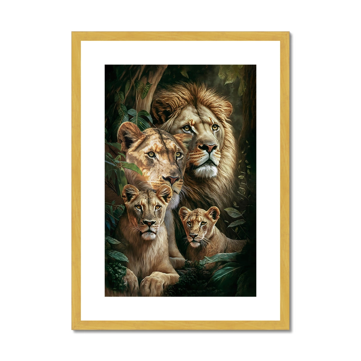 Royal Lineage Antique Framed Print