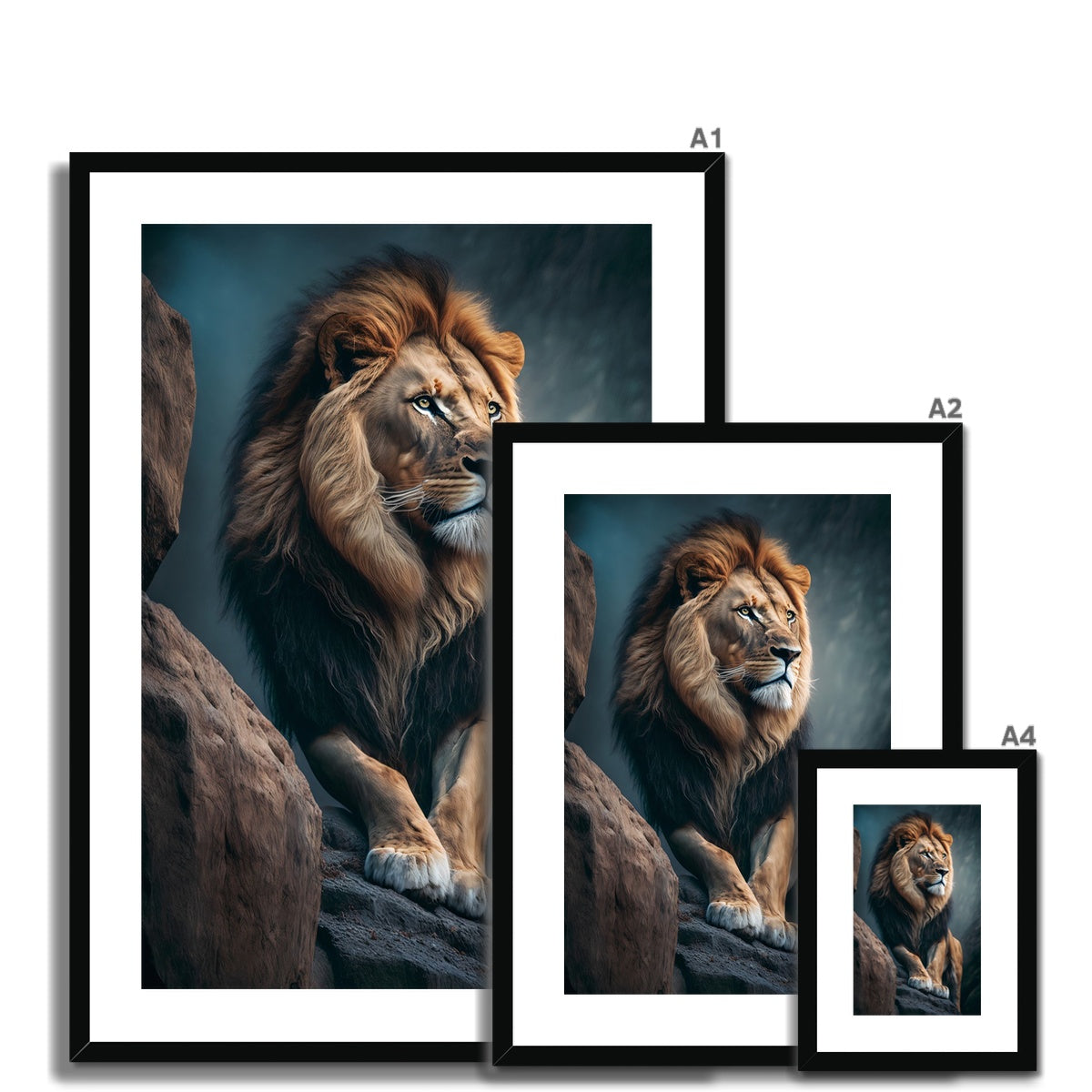 Jungle King Framed & Mounted Print