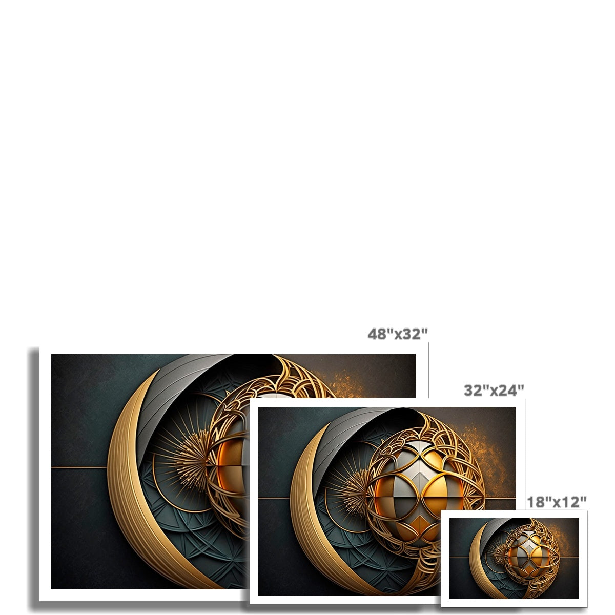 Ornate Sphere Canvas Print