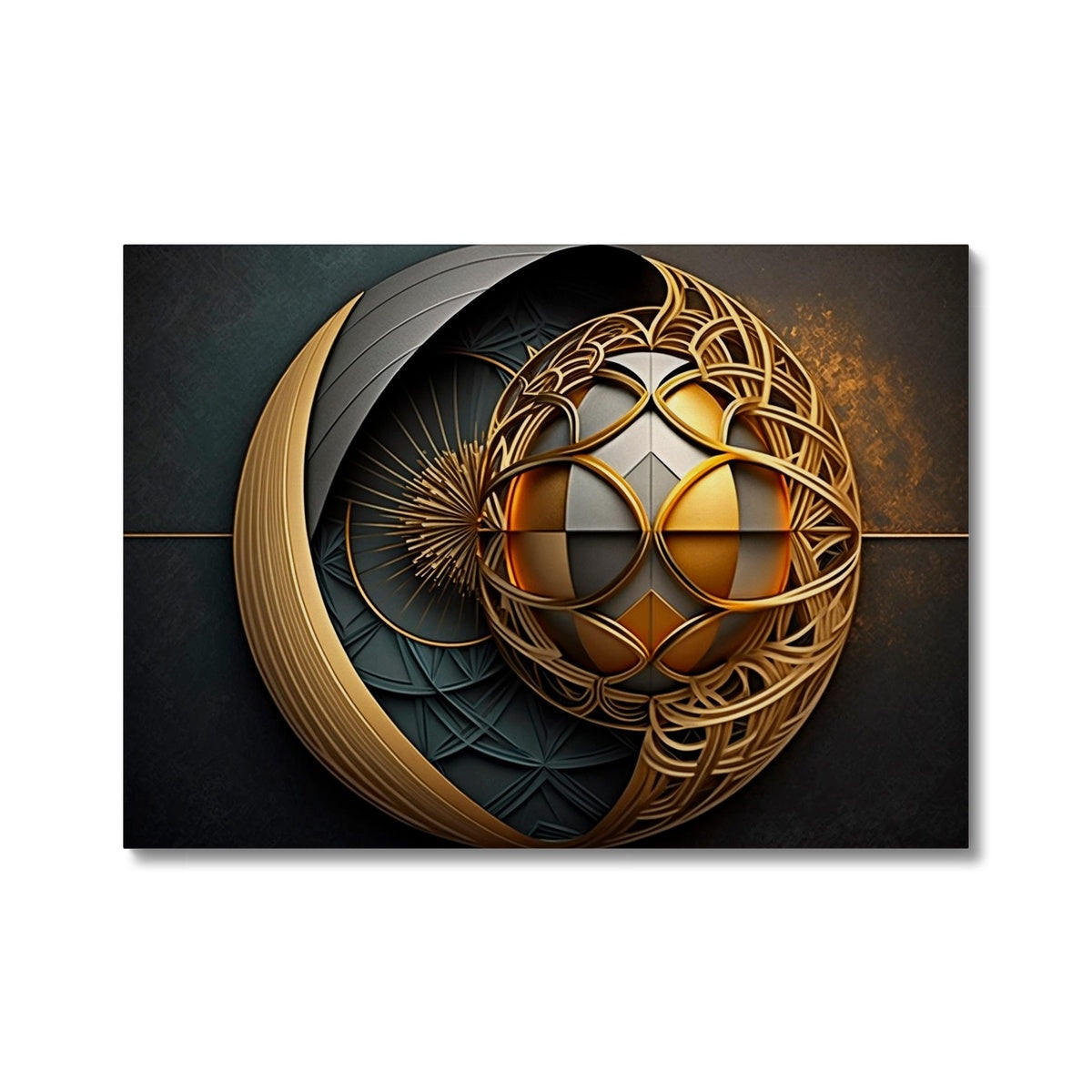 Ornate Sphere Canvas