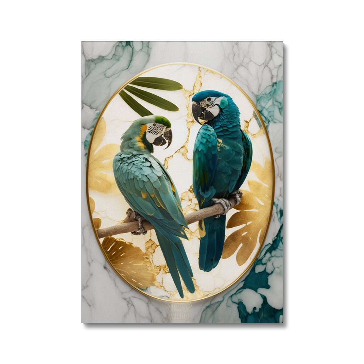 Exotic Pair  Framed Canvas