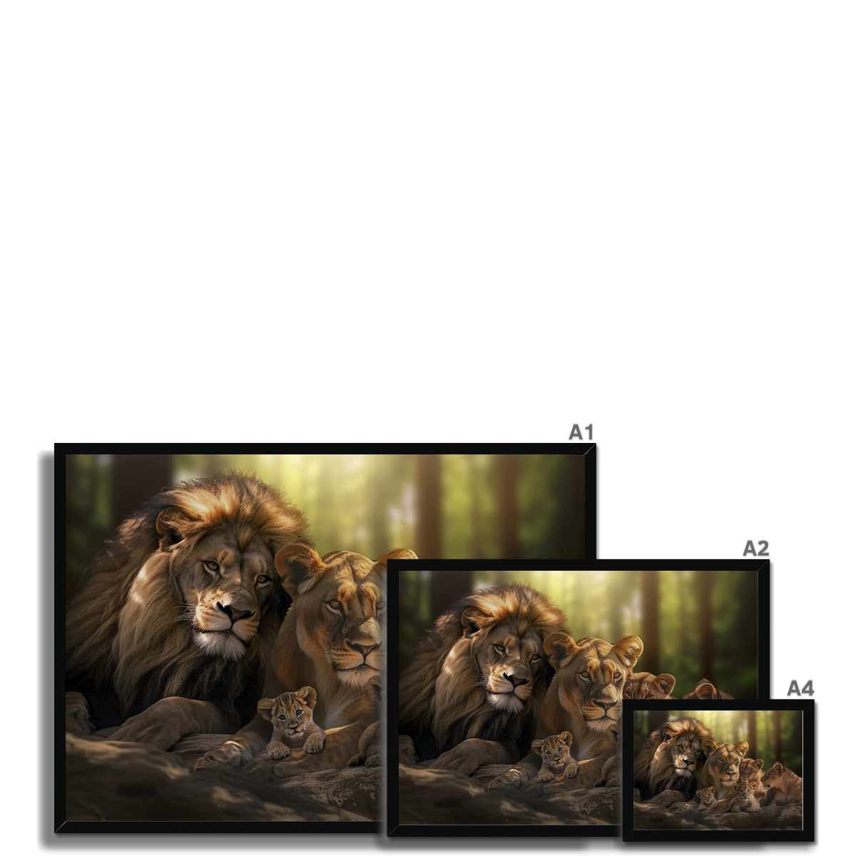 Kings and Cubs Framed Print