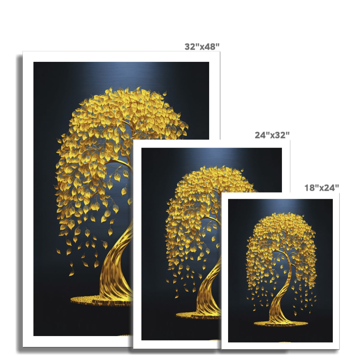 Golden Elegance - Canvas Print