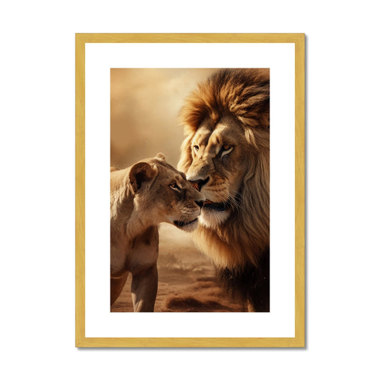 Regal Love Antique Framed Print