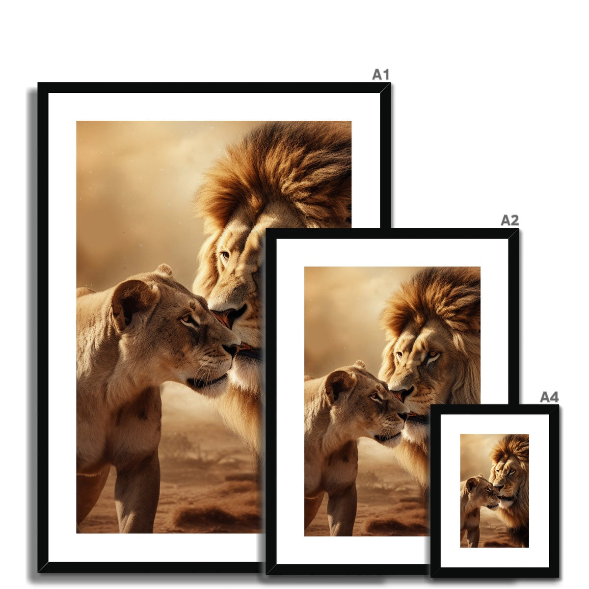 Regal Love Framed Print